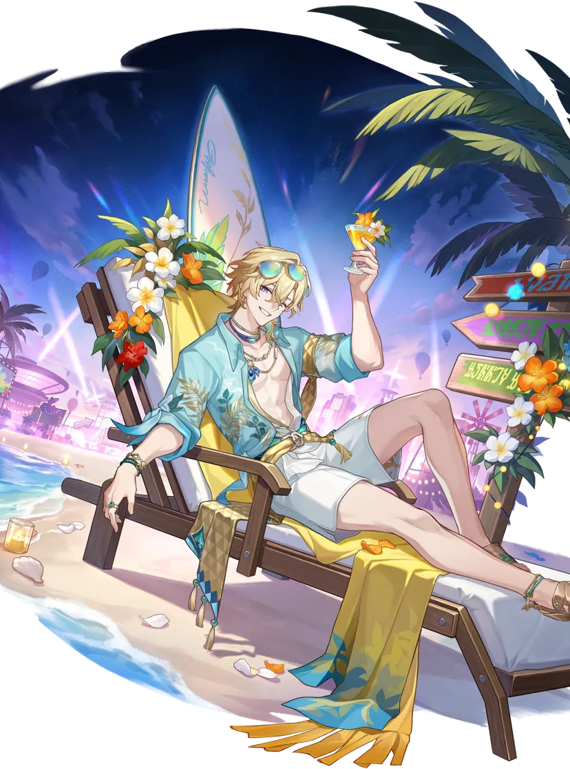 Aventurine • Waveflair — Quantum Elation character | Honkai: Star Rail